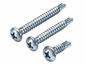 不銹鋼、碳鋼圓頭鉆尾螺絲