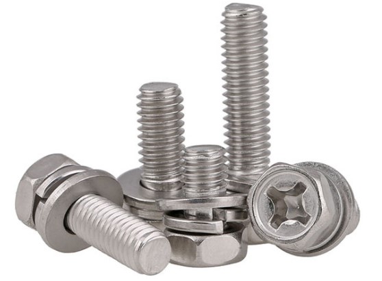 不銹鋼外六角十字凹穴三組合