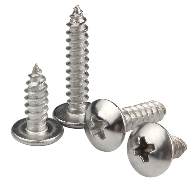 不銹鋼十字大扁頭自攻釘